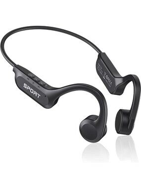 Open Ear Bone Conduction Bluetooth Headphones, Waterproof Sports Headset